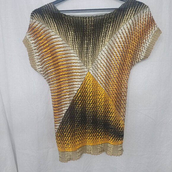Women's Crinkle stretch top size 4 - 6 - Picture 2 of 3